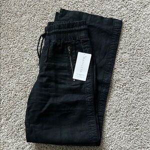 Athleta wide leg linen pant